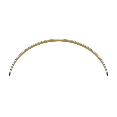 Трек универсальный полукруг Byled серия ECLIPSE 24v, ⌀800mm, Золотой